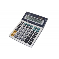Kalkulator biurowy VECTOR KAV CD-2459, 12-cyfrowy, 148x197mm, biały
