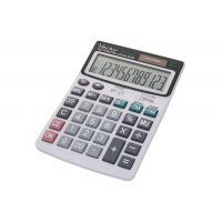 Kalkulator biurowy VECTOR KAV CD-2442T, 12-cyfrowy, 115x165mm, biały