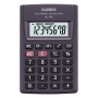 Kalkulator kieszonkowy, CASIO HL-4A-S, 8-cyfrowy, 56x87mm, czarny
