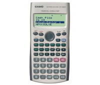 Kalkulator finansowy CASIO FC-100V-S, 4-liniowy wyświetlacz, 80x161mm, szary