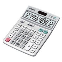 Kalkulator biurowy CASIO DF-120ECO, 12-cyfrowy 122,5x174,5x35,7 mm, szary