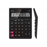 Kalkulator biurowy CASIO GR-12, 12-cyfrowy, 155x210mm, czarny