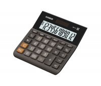 Kalkulator biurowy CASIO MH-12BK-S, 12-cyfrowy, 127x136,5mm, czarny