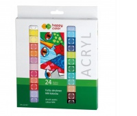FARBA AKRYLOWA ZESTAW 24KOL.X12ML HAPPY COLOR, Podkategoria, Kategoria