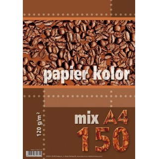 PAPIER KSERO MIX A4-150ARK.5KOL.120GR.KOLOR, Podkategoria, Kategoria