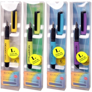 PIÓRO WIECZNE GO PEN SOFT L + NABOJE 6szt., Podkategoria, Kategoria
