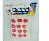 KWIATKI 18MM K18-5 CIEMNY RÓŻOWY, Podkategoria, Kategoria