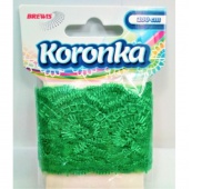 KORONKA 3,8CMX2M KOR38-4 ZIELONY, Podkategoria, Kategoria