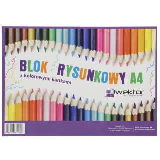 BLOK RYSUNKOWY A4 KOLOR, Podkategoria, Kategoria