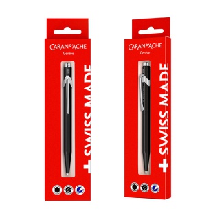 Długopis CARAN D’ACHE 849 Gift Box Black, czarny, Długopisy, Artykuły do pisania i korygowania
