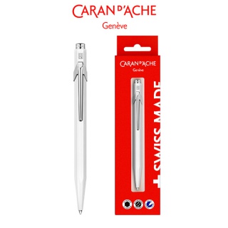 Długopis CARAN D’ACHE 849 Gift Box White, biały, Długopisy, Artykuły do pisania i korygowania