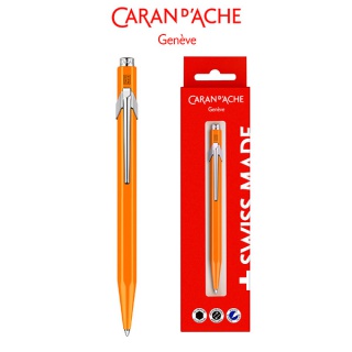 Długopis CARAN D’ACHE 849 Gift Box Fluo Line Orange, pomarańczowy, Długopisy, Artykuły do pisania i korygowania