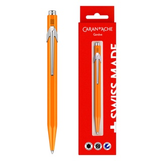 Długopis CARAN D’ACHE 849 Gift Box Fluo Line Orange, pomarańczowy, Długopisy, Artykuły do pisania i korygowania