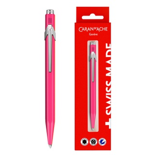 Długopis CARAN D’ACHE 849 Gift Box Fluo Line Pink, różowy, Długopisy, Artykuły do pisania i korygowania