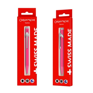 Długopis CARAN D’ACHE 849 Gift Box Fluo Line Pink, różowy, Długopisy, Artykuły do pisania i korygowania