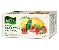 Herbata VITAX INSPIRATIONS, TRUSKAWKA I MANGO, 20 torebek, Herbaty, Artykuły spożywcze