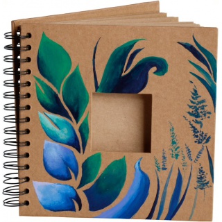ALBUM NA SPIRALI Z OK.20X20CM 30K.BRĄZOWE ECO HC, Podkategoria, Kategoria