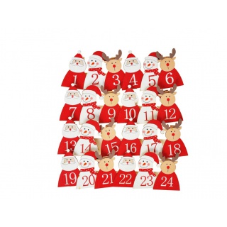 KLAMERKA DREWNIANA KALENDARZ ADWENTOWY FIGURKI, Podkategoria, Kategoria