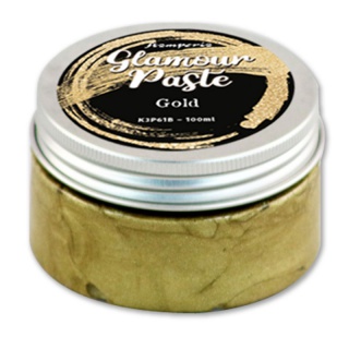STAMPERIA PASTA GLAMOUR 100ML.ZŁOTA BROKATOWA, Podkategoria, Kategoria
