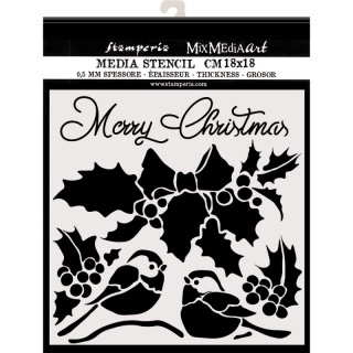 STAMP SZABLON 3D 18X18 CHRISTMAS MERRY CHRISTMAS, Podkategoria, Kategoria