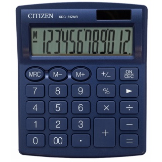 KALKULATOR BIUROWY CITIZEN 12-POZ.SDC-812NR GRANAT, Podkategoria, Kategoria