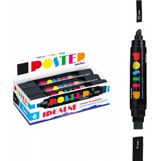 POSTER MARKER GR-1712 GRAND DWUSTR.10/17MM CZARNY, Podkategoria, Kategoria