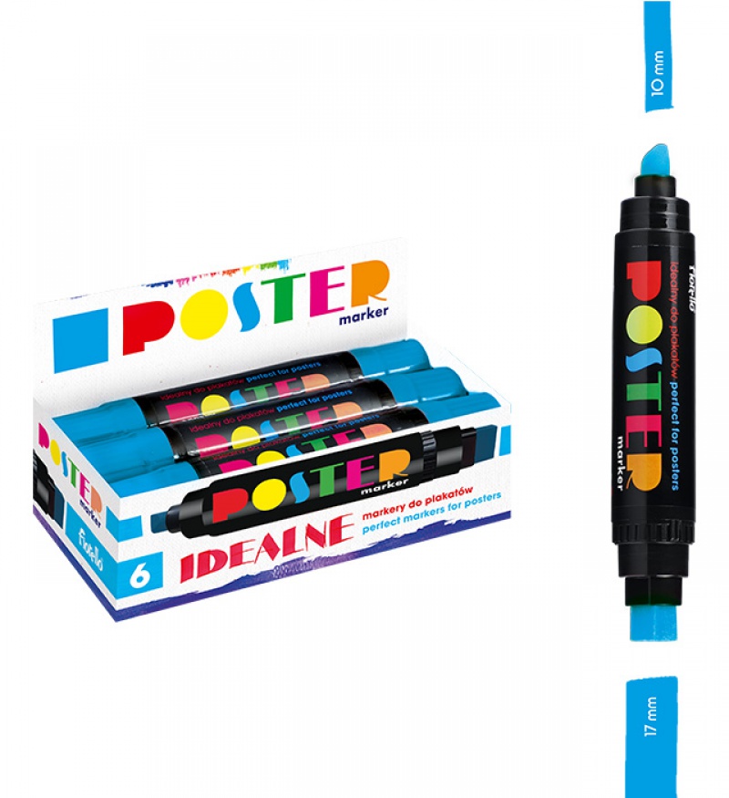 POSTER MARKER GR-1712 GRAND DWUSTR.10/17MM NIEB., Podkategoria, Kategoria