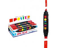 POSTER MARKER GR-1712 GRAND DWUSTR.10/17MM CZERW., Podkategoria, Kategoria