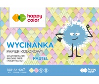 BLOK WYCINANKA PASTEL A4 10ARK.100GR.HAPPY COLOR, Podkategoria, Kategoria