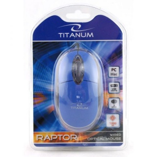 TITANUM MYSZ PRZEW.3D OPTYCZNA USB RAPTOR NIEB., Podkategoria, Kategoria