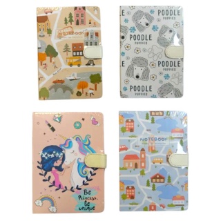 NOTES Z PATKĄ A5 PSY/DOMKI, Notesy szkolne, Zeszyty i bloki