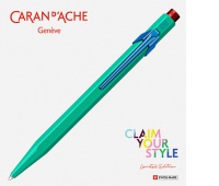 Długopis CARAN D'ACHE 849 Claim Your Style Ed2 Veronese Green, M, w pudełku, zielony, Długopisy, Artykuły do pisania i korygowania