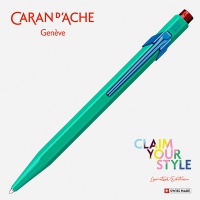 Długopis CARAN D'ACHE 849 Claim Your Style Ed2 Veronese Green, M, w pudełku, zielony, Długopisy, Artykuły do pisania i korygowania