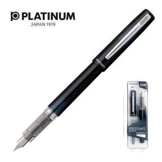 Pi&oacute;ro wieczne Platinum Prefounte Graphite Blue, M, w plastikowym opakowaniu, na blistrze, granatowe, Pi&oacute;ra, Artykuły do pisania i korygowania