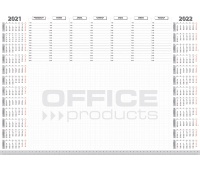 Podkładka na biurko OFFICE PRODUCTS, planer 2021, biuwar 594x420mm A2 ,52k., biała, Podkładki na biurko, Wyposażenie biura