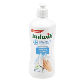 Płyn do naczyń LUDWIK, hipoalergiczny, 450g, Środki czyszczące, Artykuły higieniczne i dozowniki