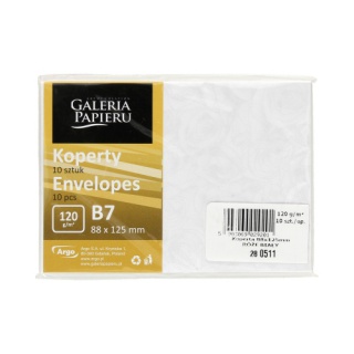 KOPERTA OZD.B7 120GR.RÓŻE BIAŁY /10/, Podkategoria, Kategoria