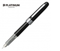Pióro wieczne Platinum Plaisir Black, F, czarne, Pióra, Artykuły do pisania i korygowania