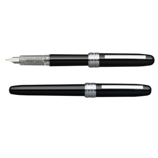 Pióro wieczne Platinum Plaisir Black, F, czarne, Pióra, Artykuły do pisania i korygowania