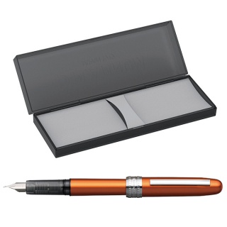 Pióro wieczne Platinum Plaisir Nova Orange, F, pomarańczowe, Pióra, Artykuły do pisania i korygowania