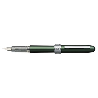 Pióro wieczne Platinum Plaisir Green, F, zielone, Pióra, Artykuły do pisania i korygowania
