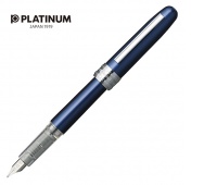 Pióro wieczne Platinum Plaisir Blue, F, niebieskie, Pióra, Artykuły do pisania i korygowania