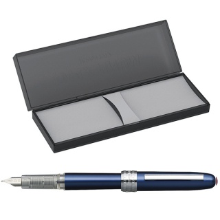 Pióro wieczne Platinum Plaisir Blue, F, niebieskie, Pióra, Artykuły do pisania i korygowania