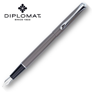 Pióro wieczne DIPLOMAT Traveller, M, szare, Pióra, Artykuły do pisania i korygowania