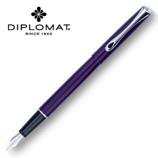 Pióro wieczne DIPLOMAT Traveller, M, fioletowe, Pióra, Artykuły do pisania i korygowania