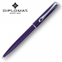 Długopis DIPLOMAT Traveller, fioletowy, Długopisy, Artykuły do pisania i korygowania