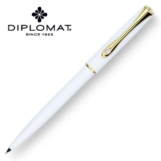 Ołówek automatyczny DIPLOMAT Traveller, 0,5mm, biały/złoty, Ołówki, Artykuły do pisania i korygowania