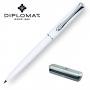 Ołówek automatyczny DIPLOMAT Traveller, 0,5mm, biały/chromowany, Ołówki, Artykuły do pisania i korygowania
