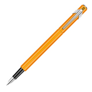Pióro wieczne CARAN D'ACHE 849 Fluo Line, M, pomarańczowe, Pióra, Artykuły do pisania i korygowania