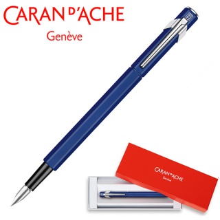 Pióro wieczne CARAN D'ACHE 849, M, niebieskie, Pióra, Artykuły do pisania i korygowania
